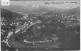 Baden - Generalansicht vom Geissberg