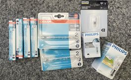 Leuchtmittel Glühlampen OSRAM Philips MEROX Konvolut neu