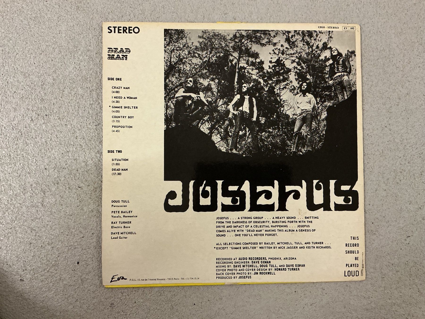 Schallplatten: Josefus LP - Dead Man – Gebraucht aus Winterthur von Tumko-Vinyl 1