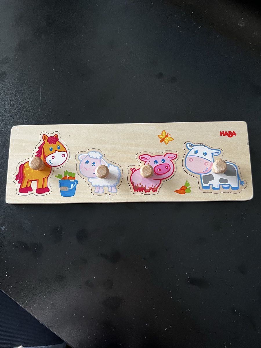 Haba Puzzles: Haba Holzpuzzle Bauernhoftiere – D'occasion à Toffen par Vanessa_Germann