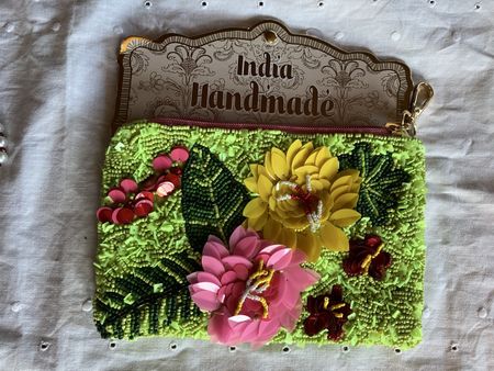 Neue Sommer Clutch handgemacht aus Indien