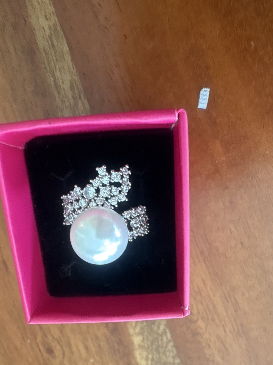 Ringe: Perlenring mit Strass – Neu (gemäss Beschreibung) aus Obbürgen von bugi6868 1