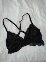 Romantisches Bralette Spitze Schwarz Grösse L neuwertig 