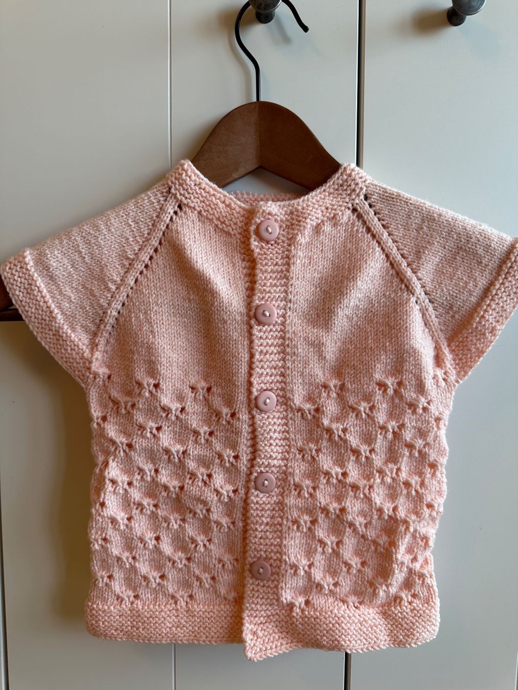 Giacche & Cappotti: Jacke Strickjacke Handmade Babywolle – Nuovo (secondo la descrizione) da Münchenstein venduto da egi4142