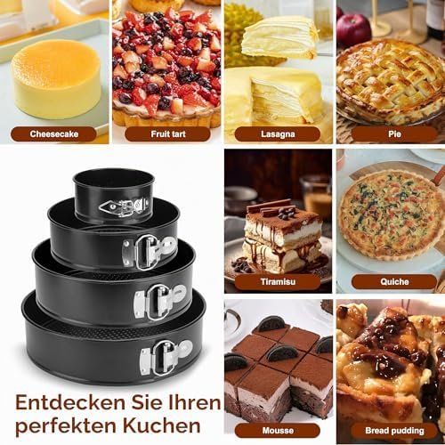 Backformen: Springform 4 Stück 11 18 23 26cm Backform Profi-Kuchenform – Neu und originalverpackt aus Hundwil von pak_7zvn 6