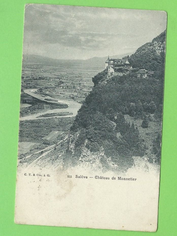 Cartoline postali: Salève - Château de Monnetier – Usato da Zürich venduto da t24_de
