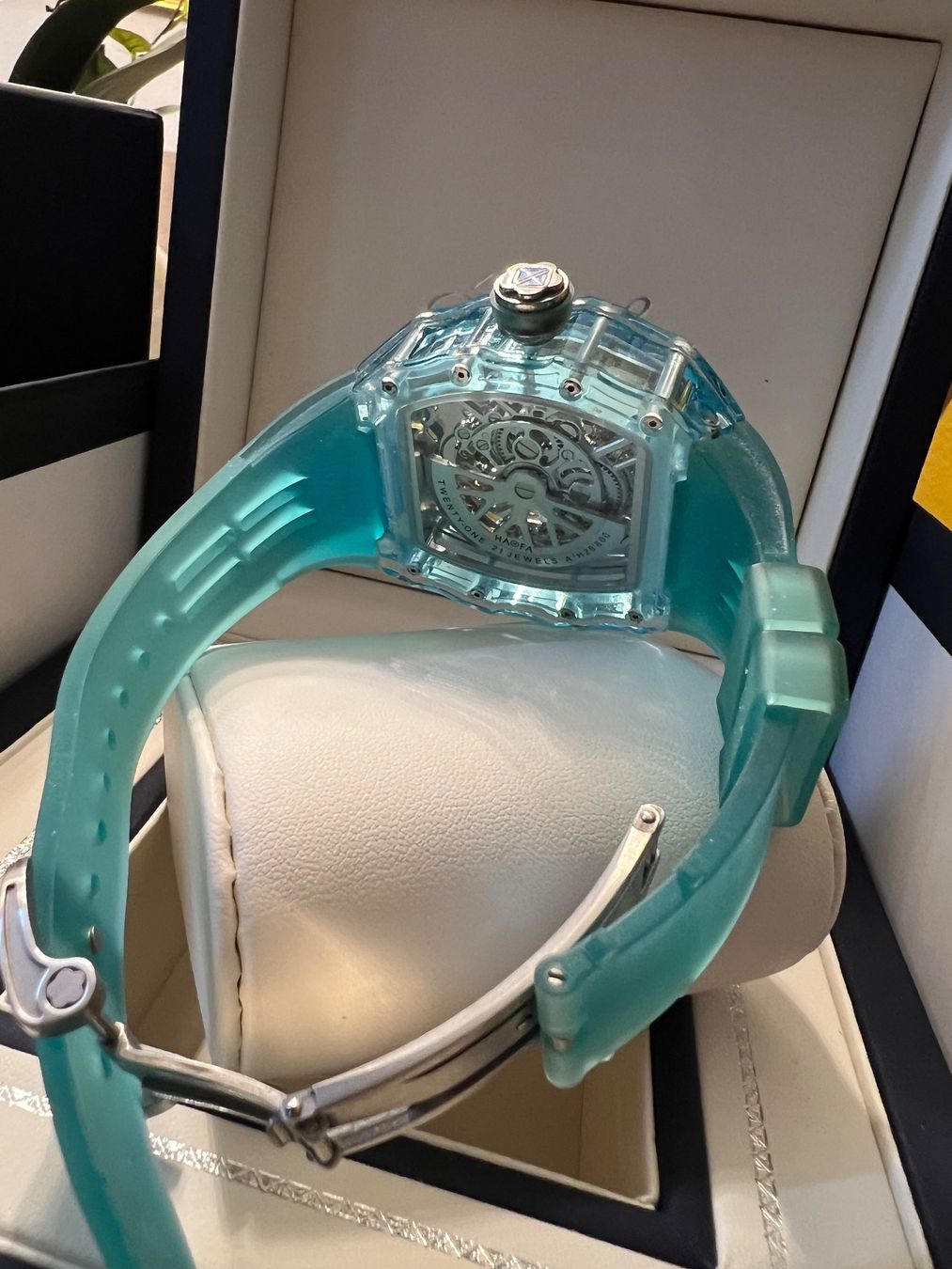Orologi: HAOFA Blue Crystal / Automatic Watch - Rare – Nuovo (secondo la descrizione) da Derendingen venduto da MDPshopandmore 8