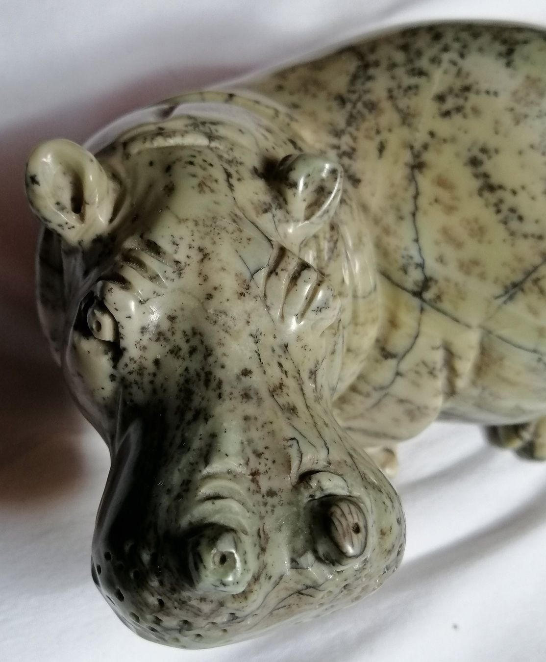 Sculture & Statue: Nilpferd sehr schönes  Nilpferd / Speckstein – Usato da Oberriet SG venduto da Atir47 4