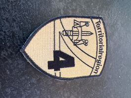 Badge 4 Territorialregion Aufnäher Emblem Abzeichen neu