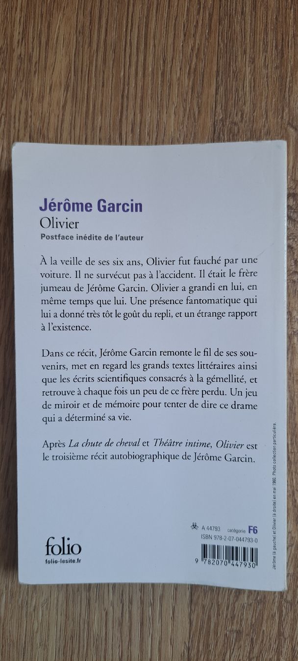 Bücher: Jérôme Garcin, Olivier – Neu (gemäss Beschreibung) aus Courfaivre von lau_dxv5 1