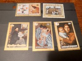 Collection de timbres du Rwanda. Affaire à saisir !