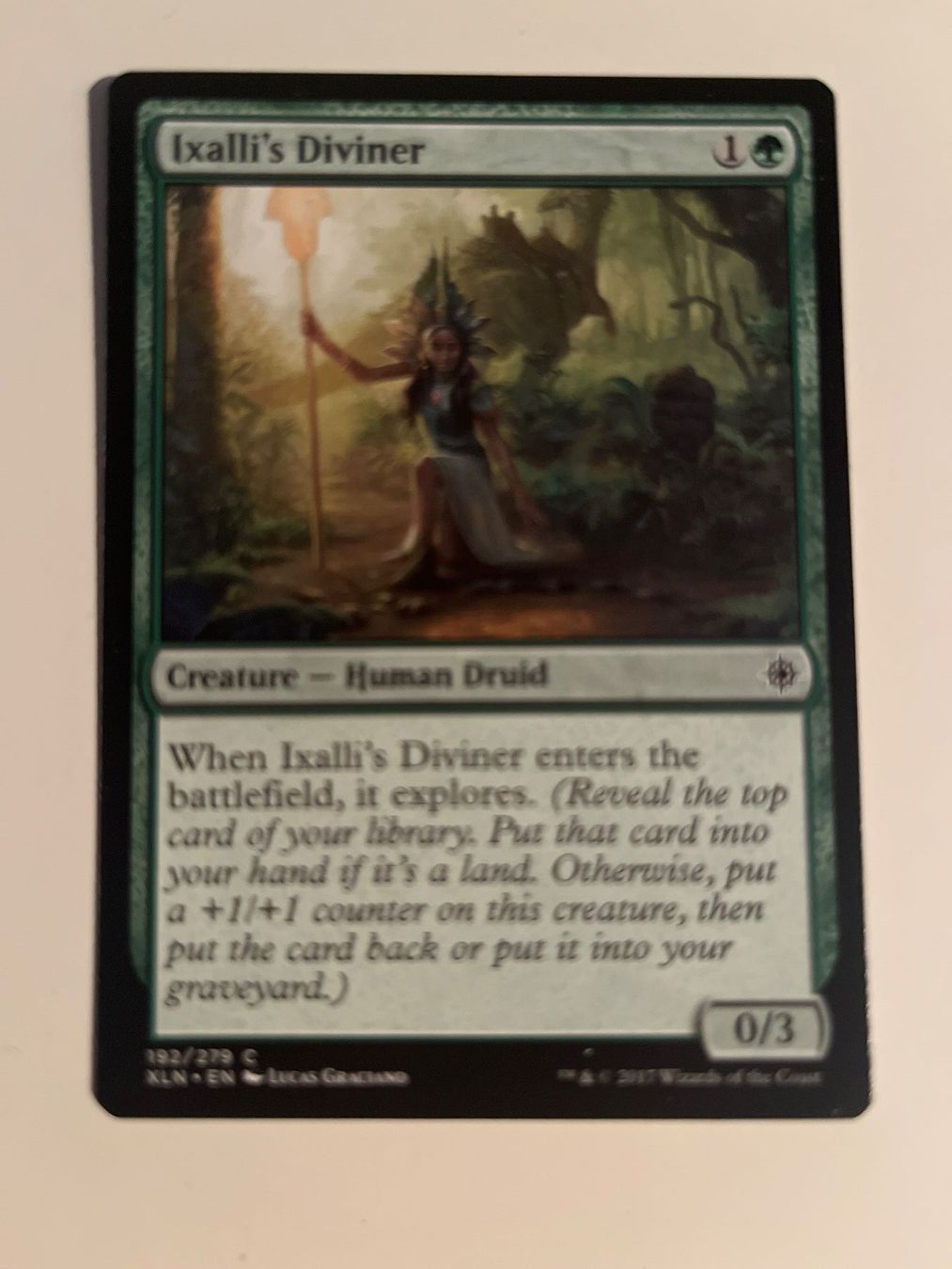 Magic The Gathering Carte collezionabili: 1 x Ixalli's Diviner - Magic: The Gathering - MtG – Usato da Kriens venduto da Shadi1980