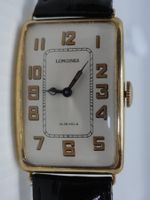 LONGINES  CURVEX   -  ART DECO  - 18 K GG  1922