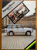 RANGE ROVER Automat Prospekt - Ausgabe Schweiz auf deutsch