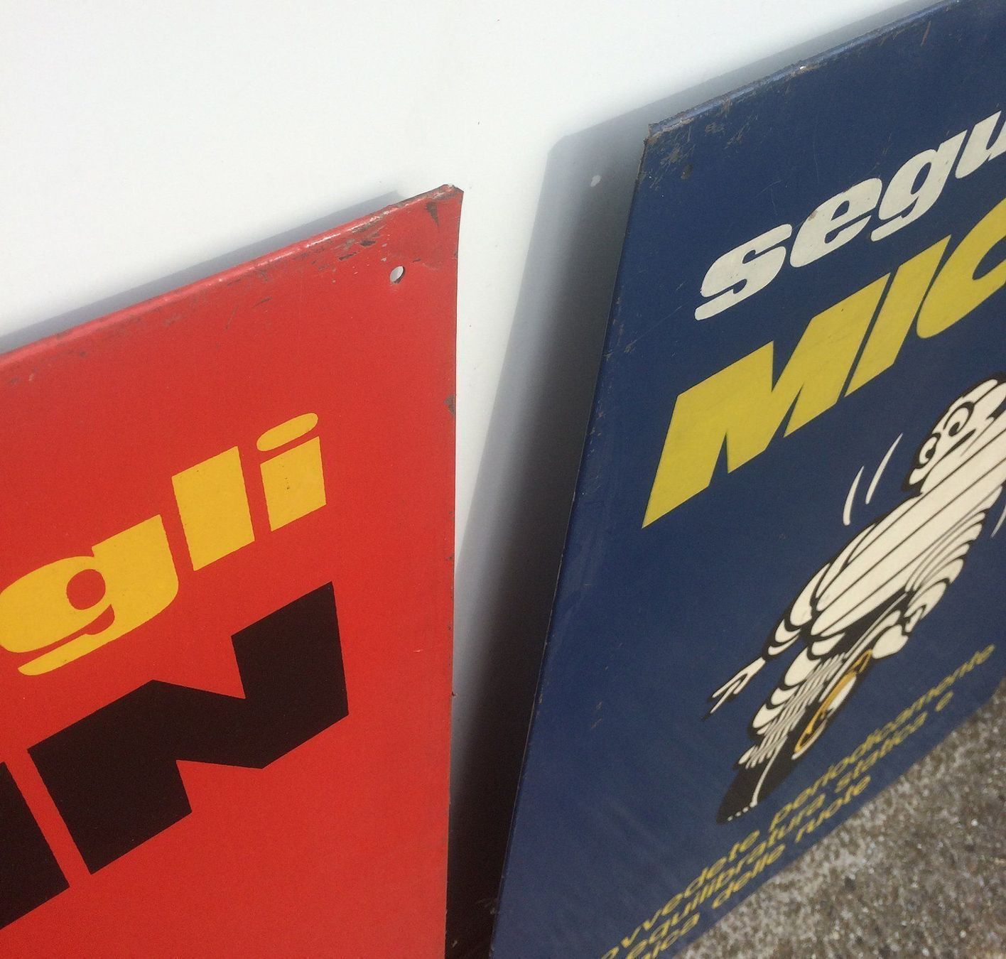 Michelin Schilder: 3 Schilder Michelin Bibendum Reklame – Gebraucht aus Zürich von RudiRock 4