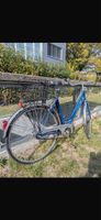 Damenvelo blau mit Korb und Gepäckträger guter Zustand