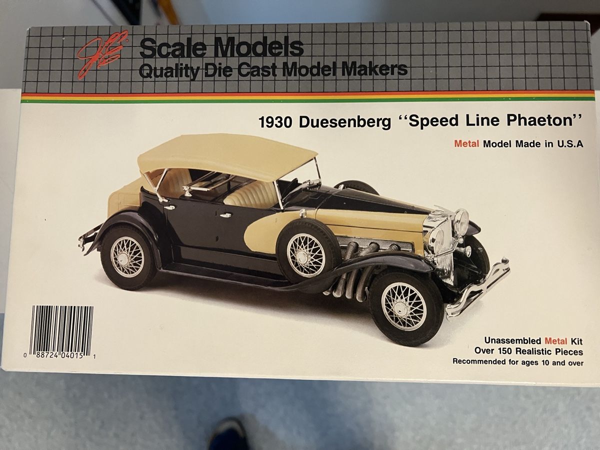 Modellini d'auto: Duesenberg "Speed Line Phaeton" 1930, Metallmodell, OVP – Nuovo e nell'imballaggio originale da Therwil venduto da Hannibal1960