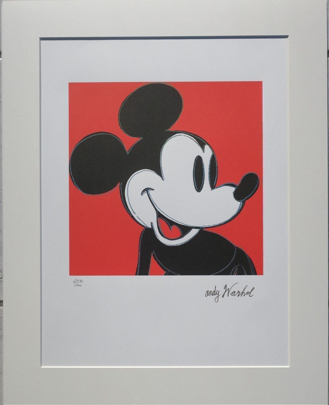 Grafica & Litografie: Andy Warhol Lithographie Mickey Mouse – Usato da Staad SG venduto da 4bu4