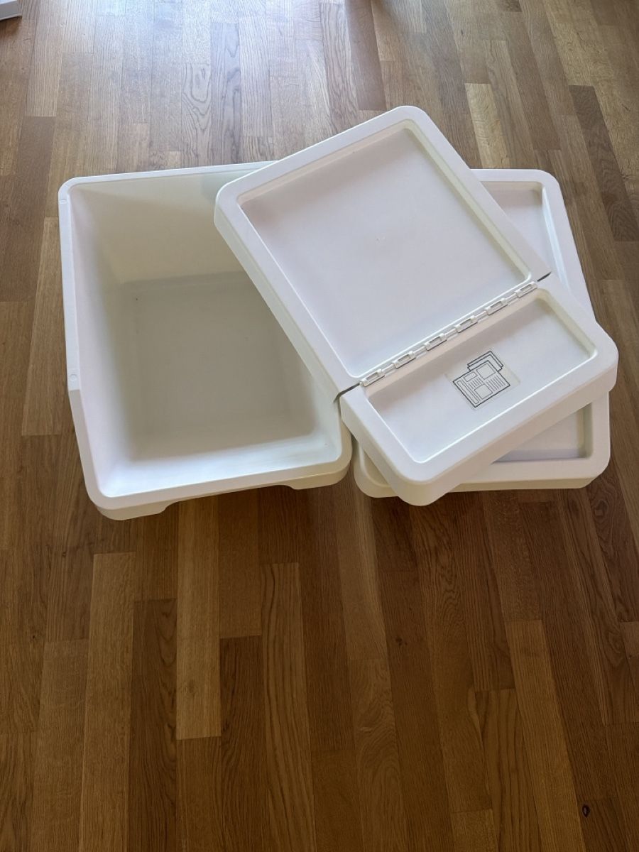 Ikea Contenitori & Simili: Kunststoff-Boxen weiss 2 Stueck gebraucht – Usato da Dällikon venduto da NazmiB 1