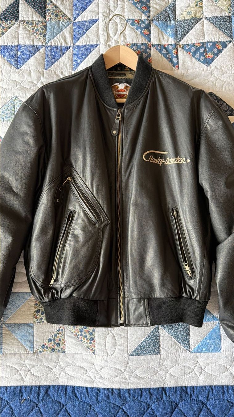 Harley-Davidson Giacche: Harley Davidson Lederjacke, Top Zustand, Grösse L – Nuovo (secondo la descrizione) da Zürich venduto da dagobertluck 8