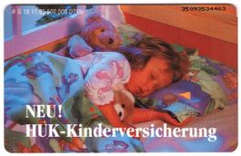 HUK-Kinderversicherung - seltene volle deutsche Telefonkarte