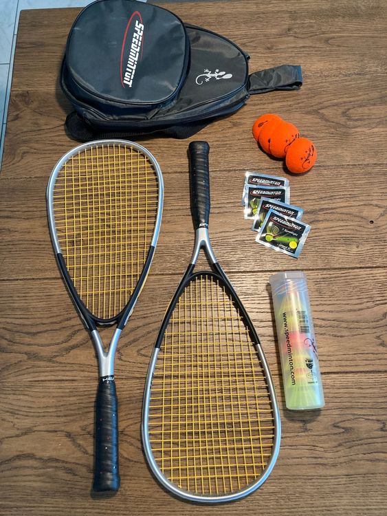 Speedminton 400219 Fun Speeder, Volanti Per Principianti, Tubo Da 20, Rosso - 5
