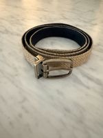 Dolce & Gabbana Gurt Leinen braun L 105cm Made in Italy