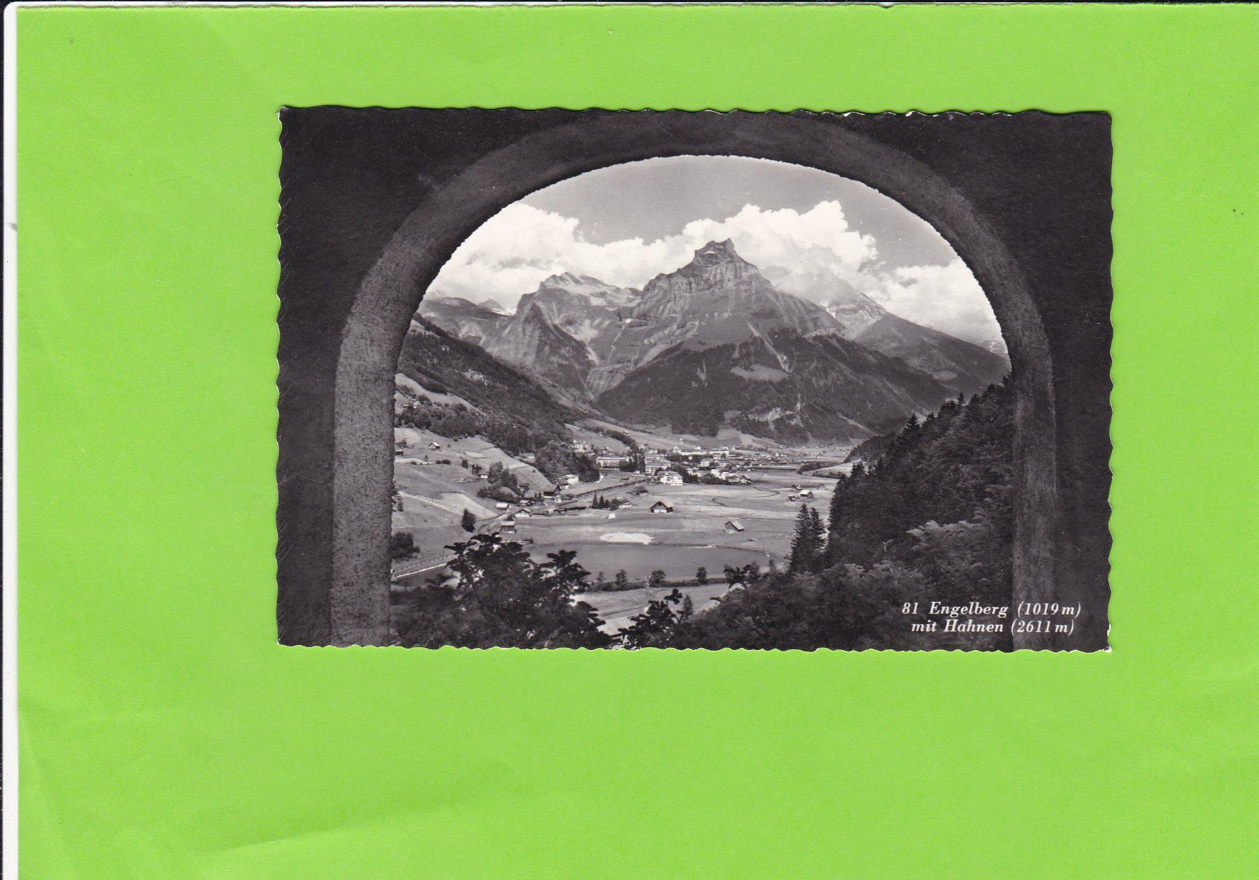 Cartoline postali: Engelberg mit Hahnen – Usato da St. Peterzell venduto da neckertal