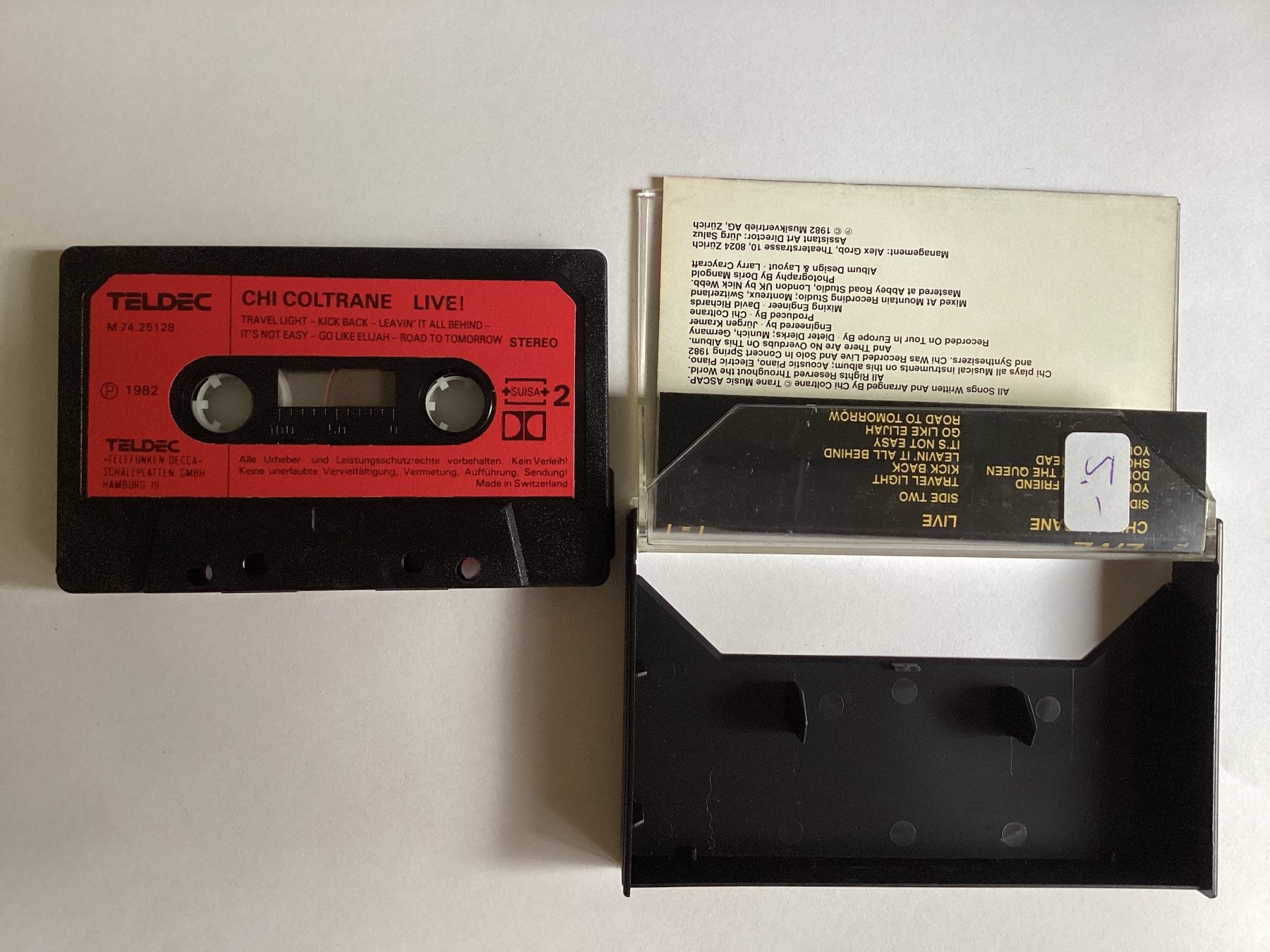 Cassettes audio: Chi Coltrane MC - Live – D'occasion à Gutenswil par Hamzian 1