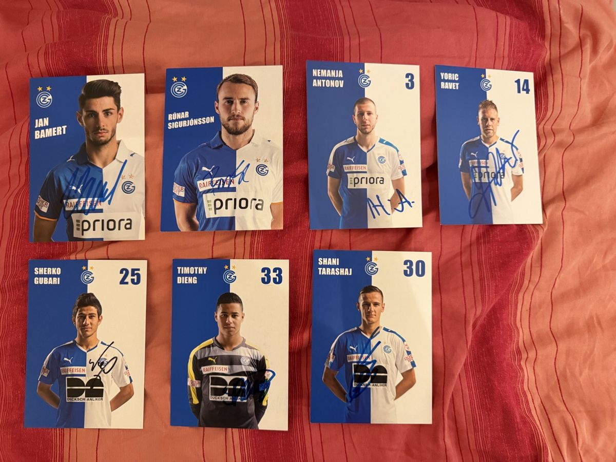 Autografi: GC Autogrammkarten – Usato da Rüschlikon venduto da Andi_2000