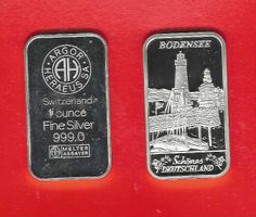 1Oz=31,1g/Serie"schönes Deutschland Bodenseegebiet"/ARGOR SA