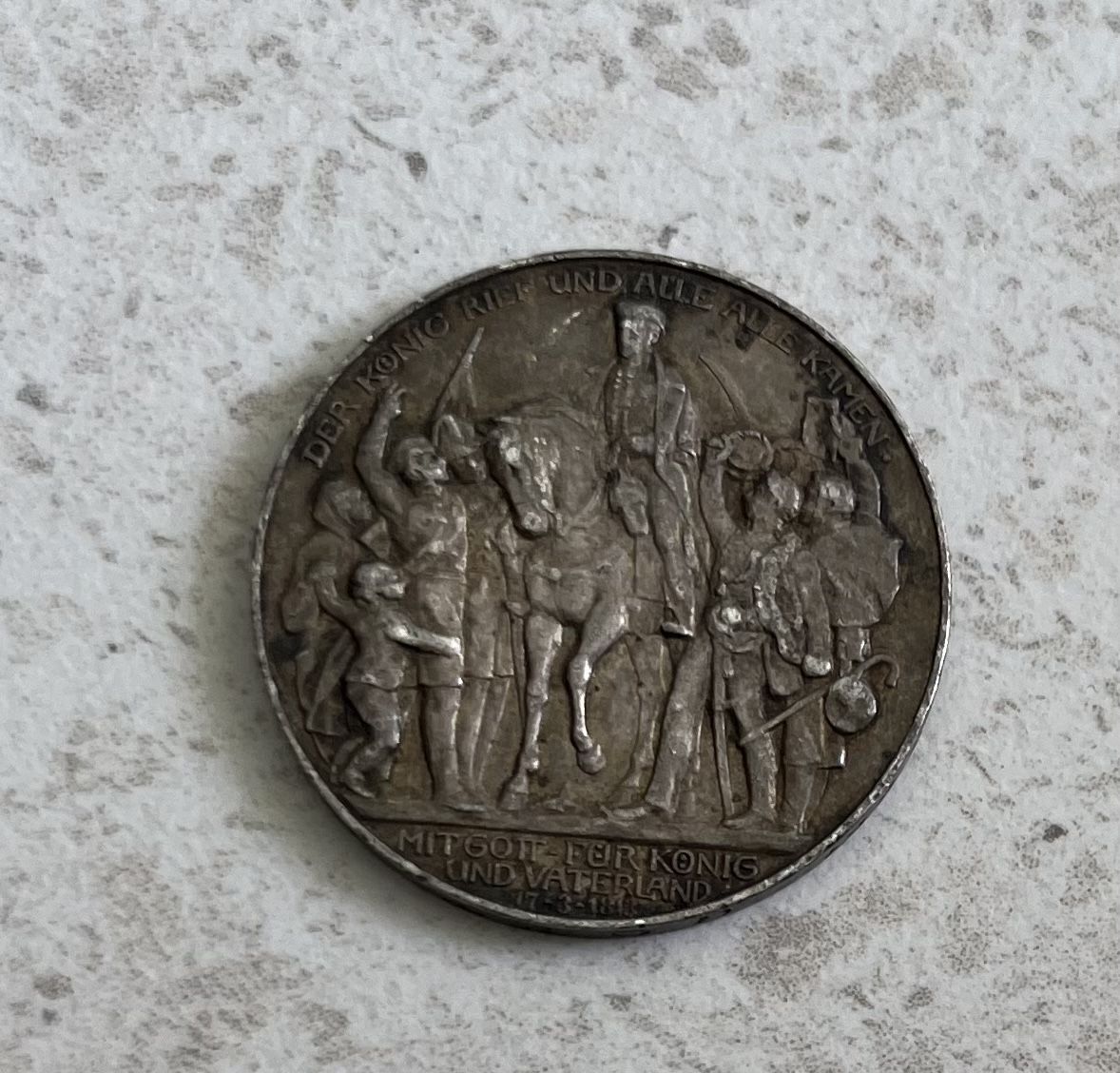 Tutti le monete: 3 Mark 1913 Silbermünze  – Usato da Ennetbürgen venduto da Peter12345