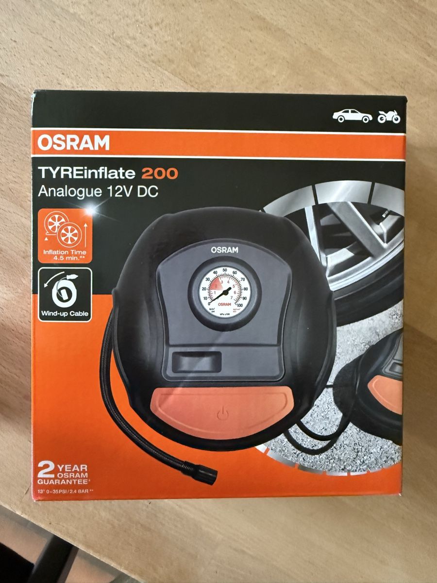 Osram Kompressoren: Reifenkompressor Osram Tyreinflate 200 – Neu und originalverpackt aus Wolhusen von Raffi_Weber