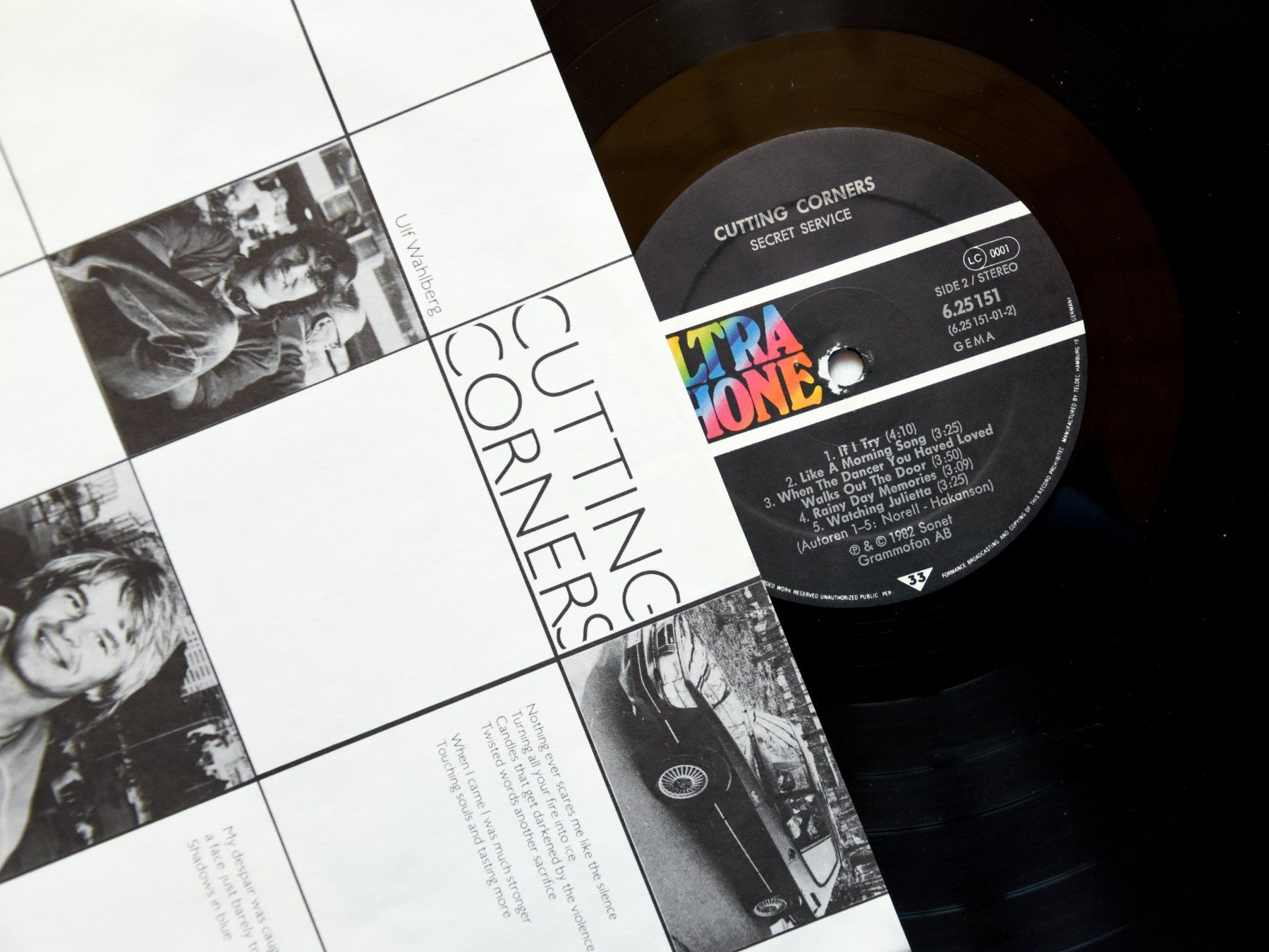 Dischi in vinile: Secret Service - Cutting Corners – Usato da Belmont-sur-Yverdon venduto da ag97 3