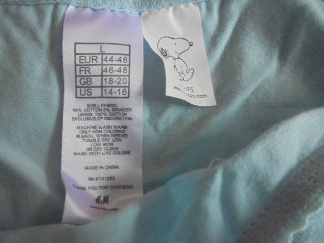 H&M Altra biancheria intima: Slip Türkis, Gr. L Snoopy, H&M NEU – Nuovo (secondo la descrizione) da Hinwil venduto da Glasperlen 3