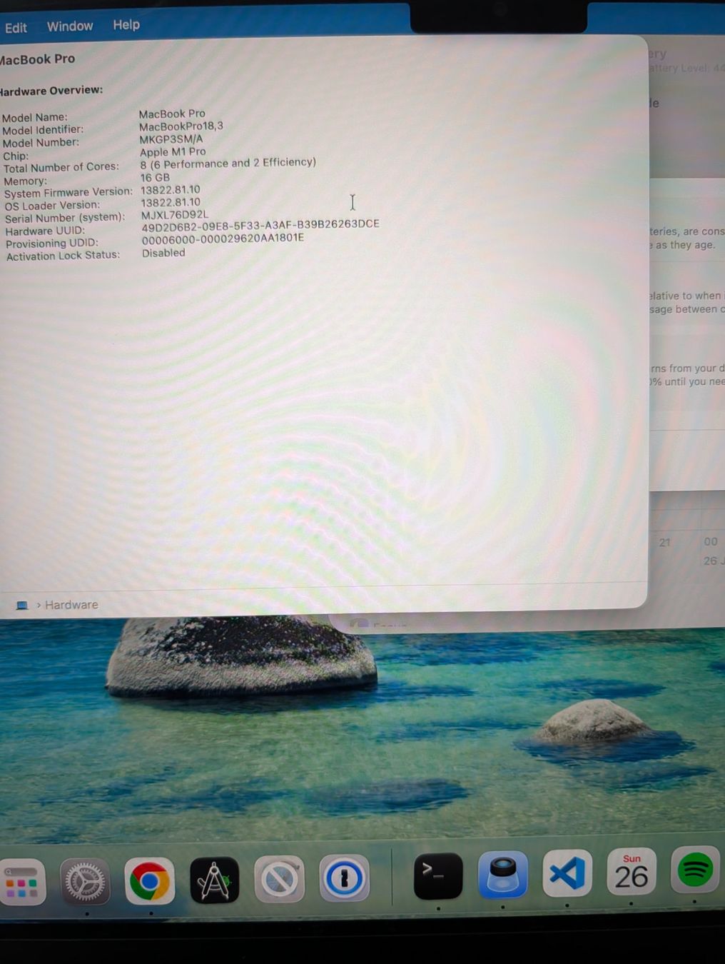 Apple Notebook: Macbook Pro M1 2021 512GB – Usato da Zürich venduto da MMLP 4