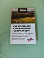 1 Gutschein für Rodelbahnfahrt auf dem Gurten