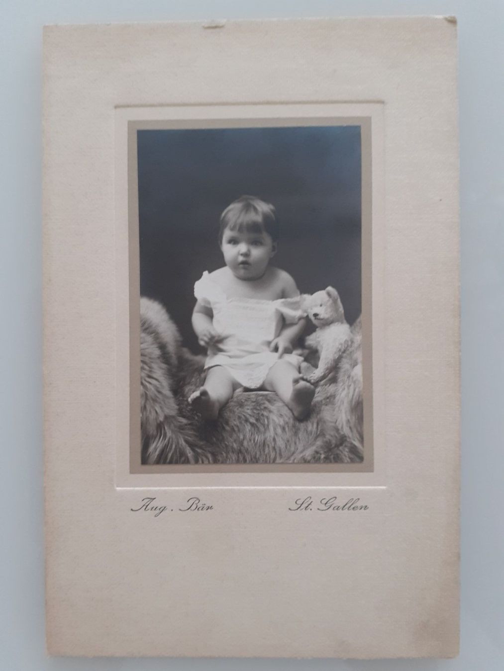 Foto & Immagini: Foto Kind mit Teddy antik um 1900 – Usato da Mörschwil venduto da lindaswunderkiste