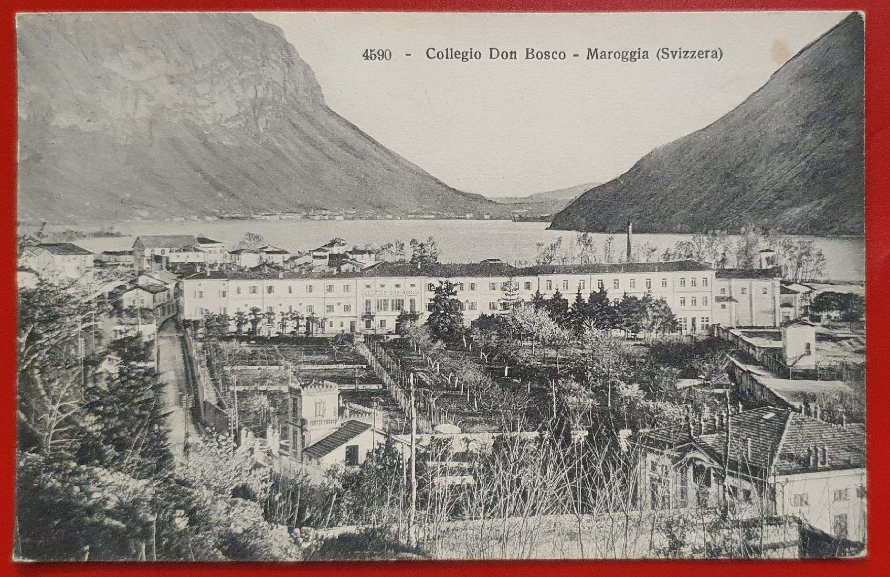 Ansichtskarten: Collegio Don Bosco - Maroggia 1913 – Gebraucht aus Kreuzlingen von Rschweiz1