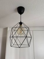 Lampe Leuchte Drahtkorb