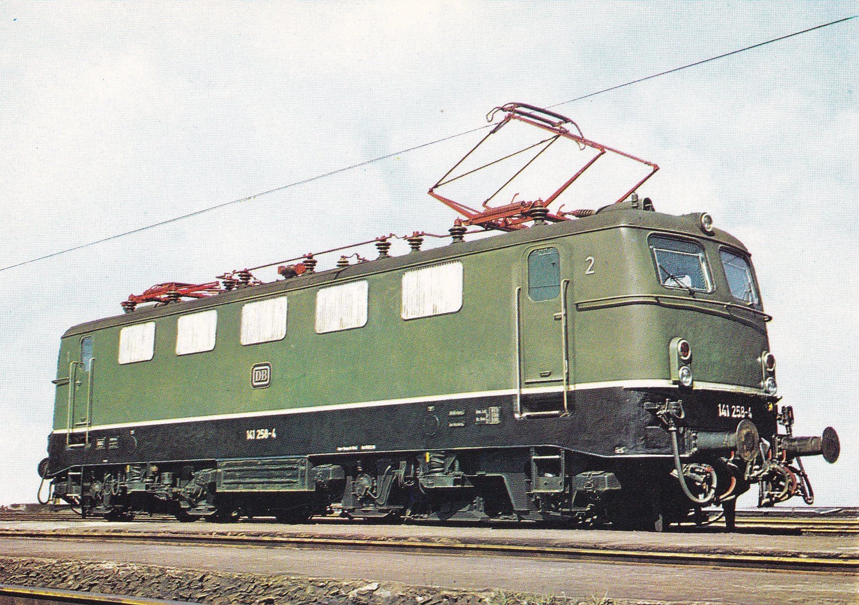 Ansichtskarten: Deutschland DB Deutsche Bundesbahn E41  141 258 – Gebraucht aus Luzern von Pinot88