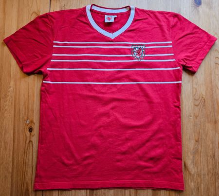 Trikot Wales retro #9 Ian Rush 1984 Grösse XL Fussball