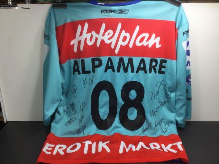 RAPPERSWIL-JONA LAKERS SWISS EISHOCKEY TRIKOT signiert