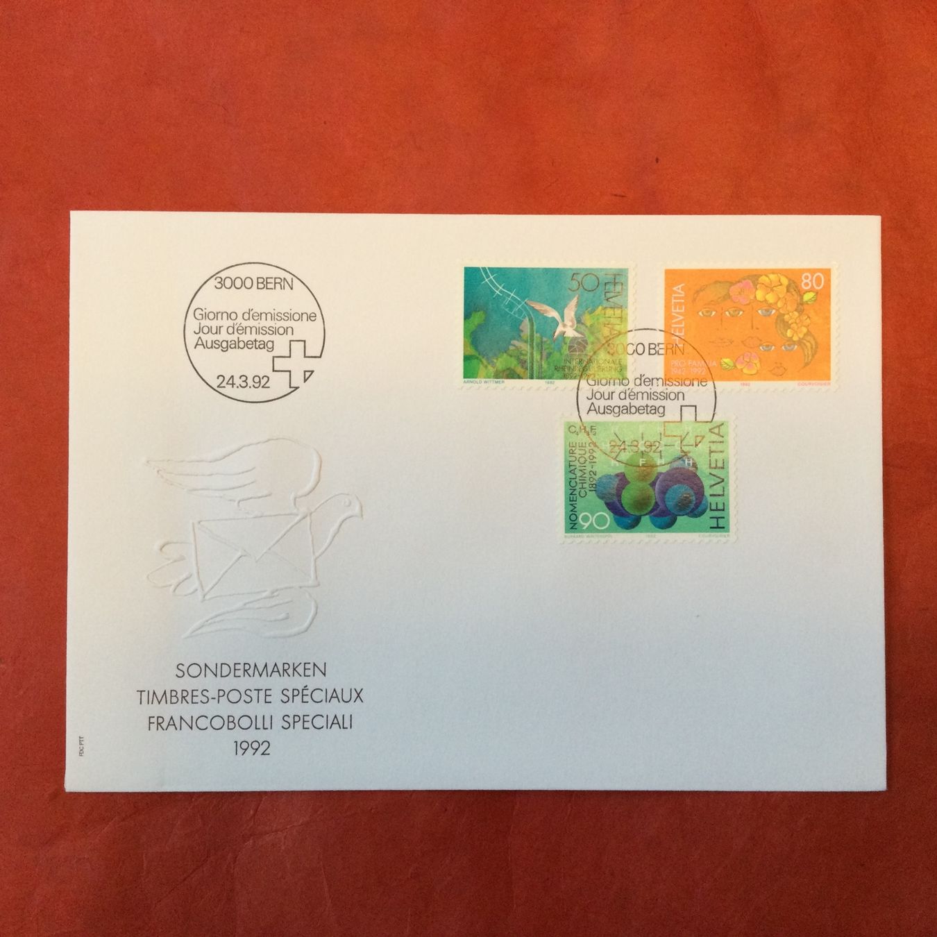 Tutti i francobolli: 1992 FDC Werbemarken – Usato da S. Pietro venduto da bro_jjl9