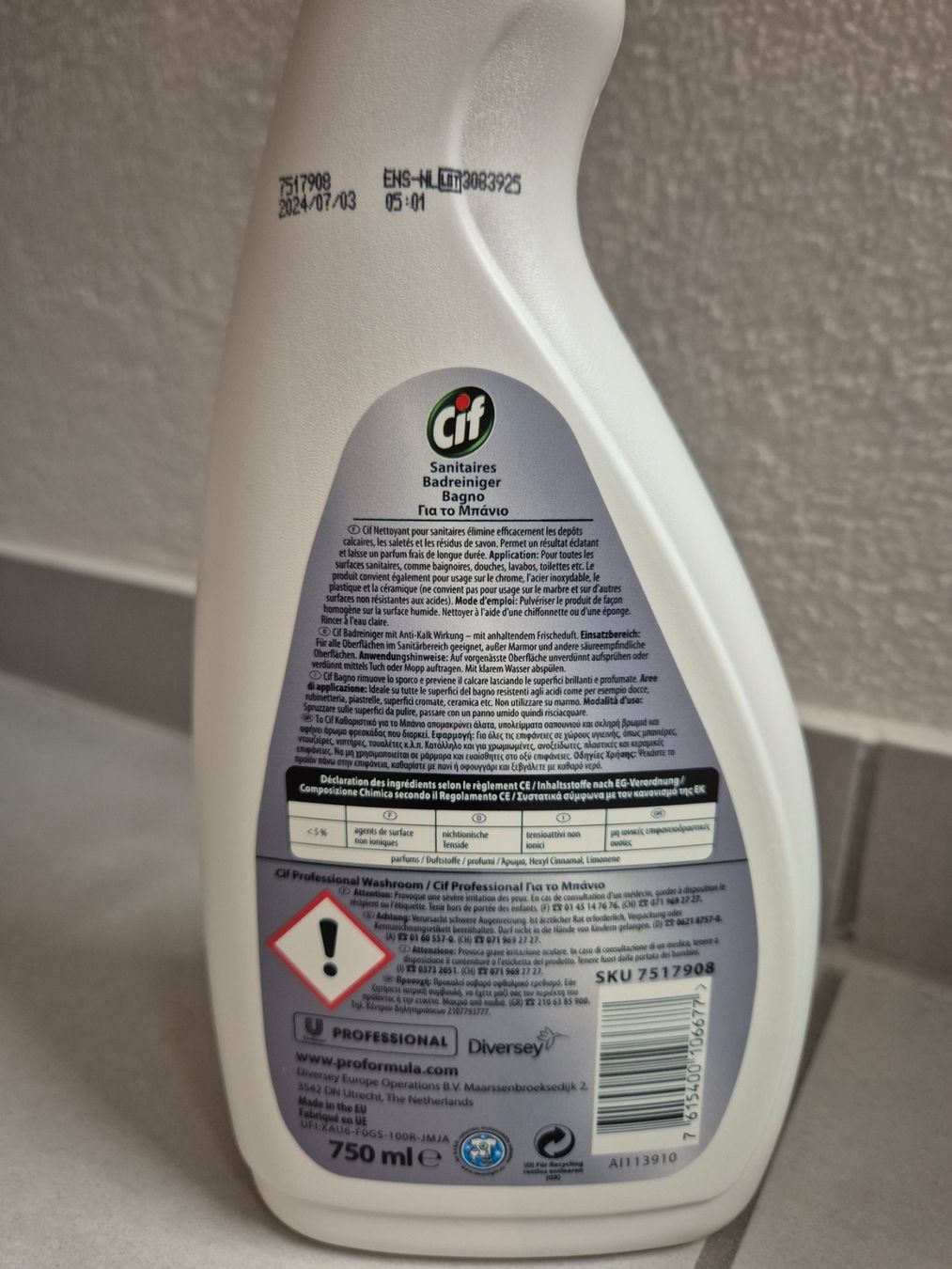 Prodotti per la cura: Cif Professional Badreiniger – Nuovo e nell'imballaggio originale da Derendingen venduto da mburri11 1