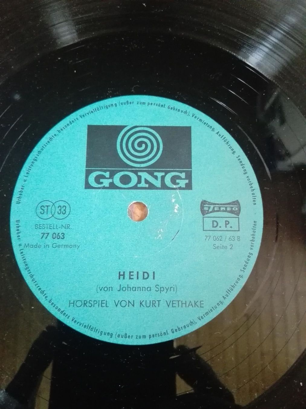 Schallplatten: Heidi   (LP - Hörspiel) – Gebraucht aus St.Galllen von elkaphone 2