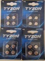16 stück Tyzon Knopfzellenbatterie Ultimate Power LR44-V13GA