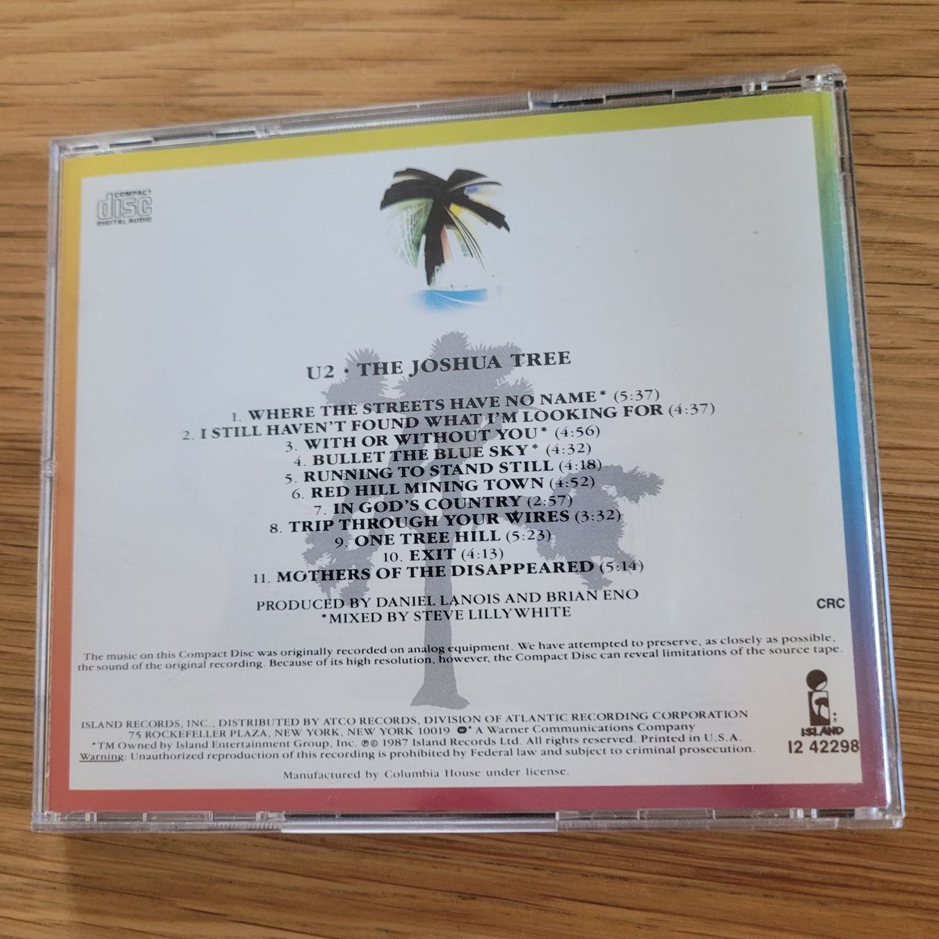 CDs: CD U2 The Joshua Tree – D'occasion à Biel/Bienne par Destockweb 2