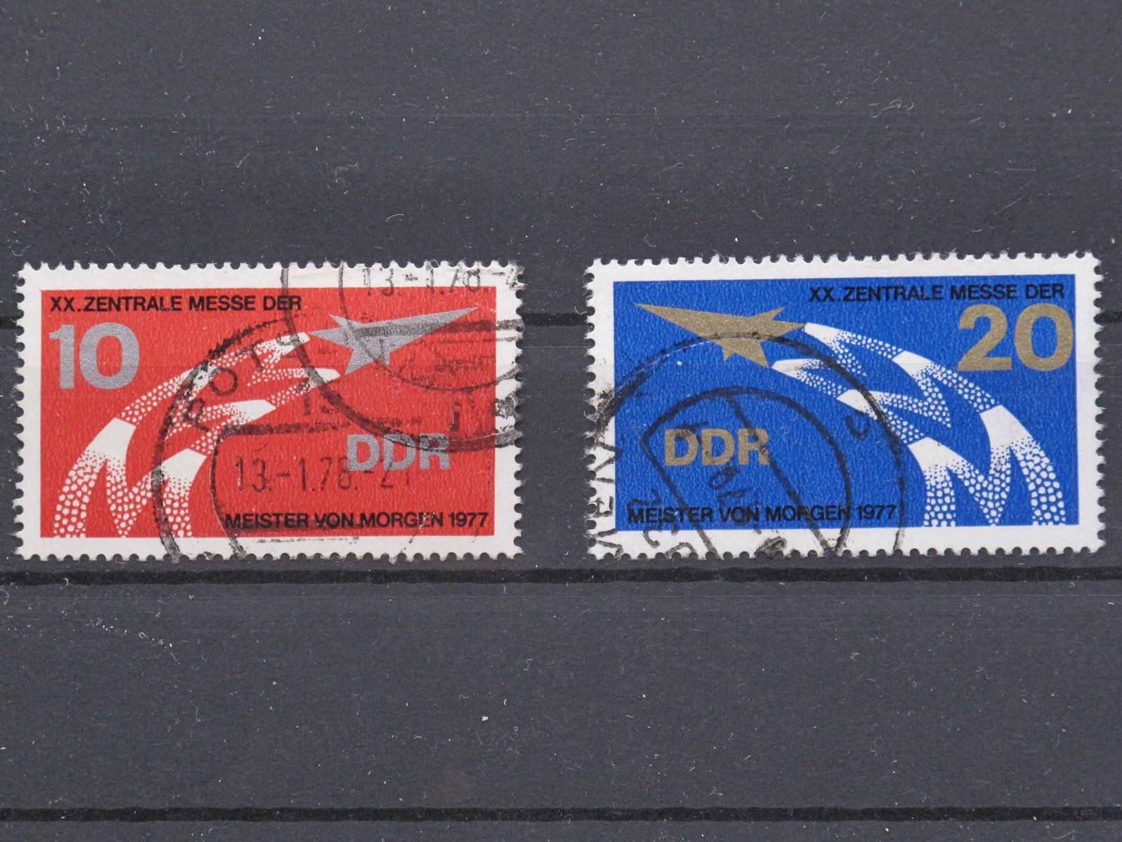 Tutti i francobolli: DDR 1977 Messe der Meister gest. – Usato da Wil SG venduto da fva01