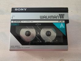 Sony Walkmann WM-W800 Stereo Cassette-Corder / Doppel
